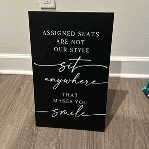Wedding Isle sign